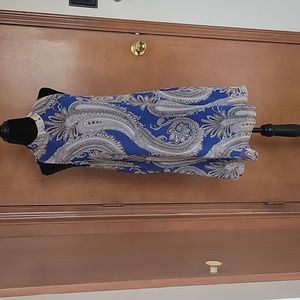 Everly Blue and Grey pattern Dress